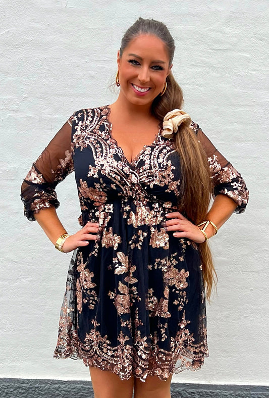 Babydoll kjole i sort - Staun Denmark - Til hverdag og fest