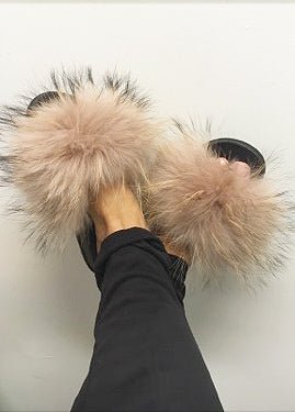 FlipFlaps with fur - Staun Denmark - Til hverdag og fest