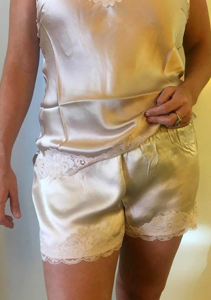 Gold Hawk shorts lys beige - Linen - Staun Denmark - Til hverdag og fest