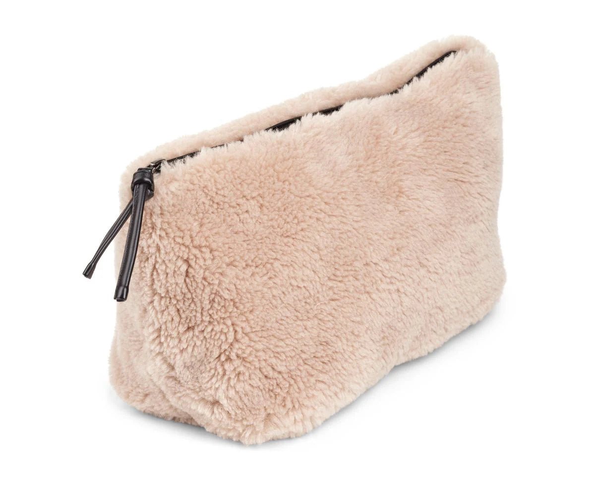 Maxi Clutch i lammeuld i beige - Staun Denmark - Til hverdag og fest