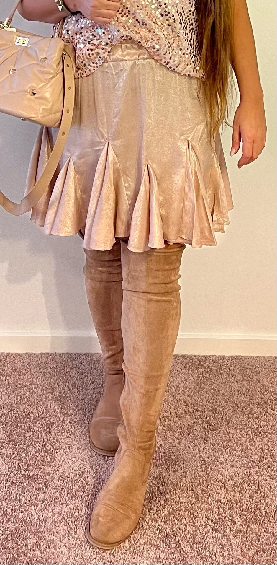 Nederdel i shiny rosa - Staun Denmark - Til hverdag og fest