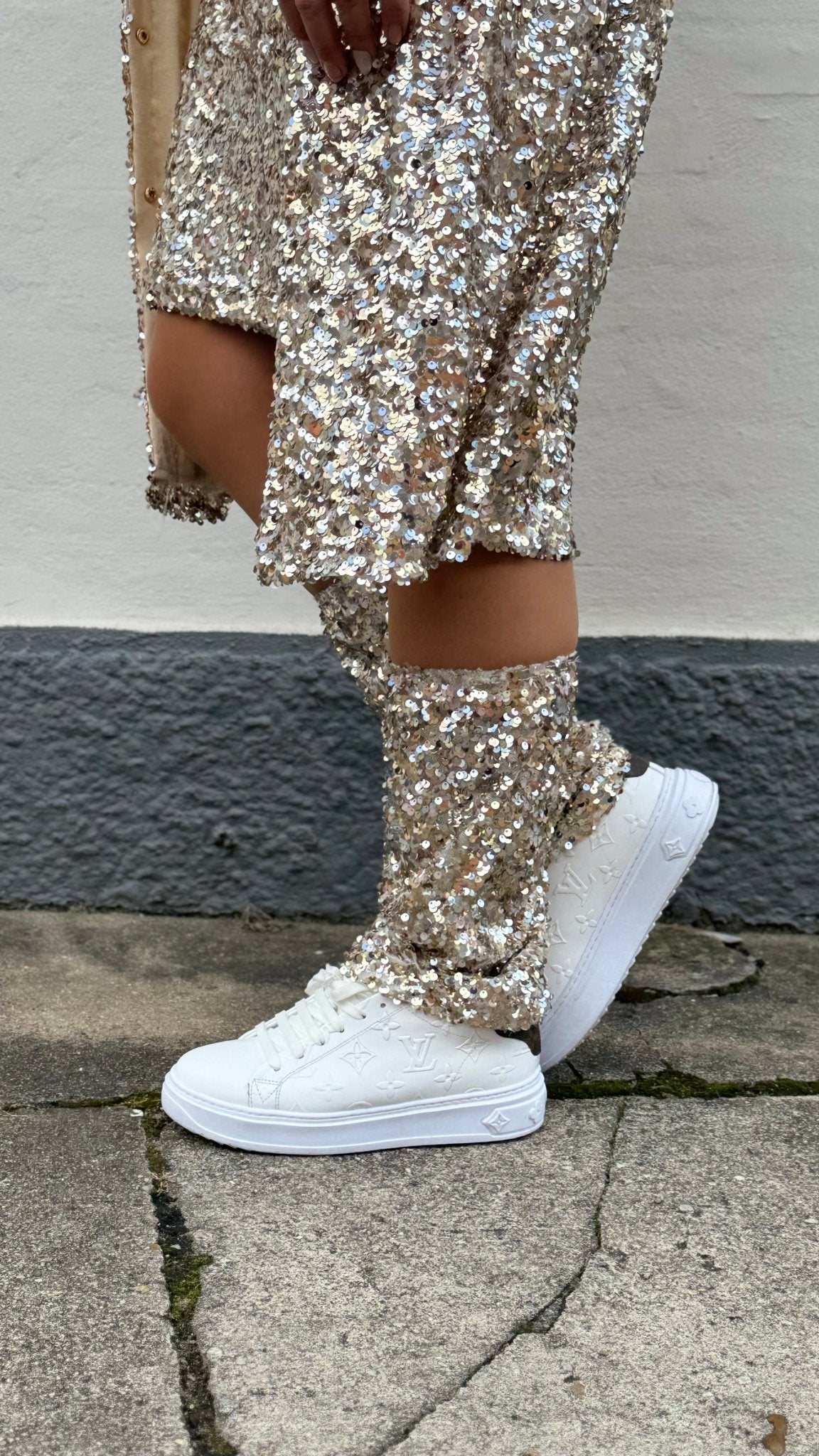 Pailet BENVARMERE i guld look - Staun Denmark - Staun Denmark - Til hverdag og fest