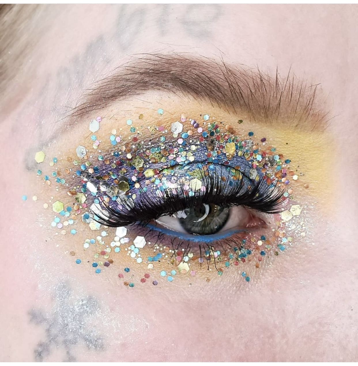 Party Kit - Rainbow Glow - Glitter Eco Lovers fra Staun Denmark - Staun Denmark - Til hverdag og fest