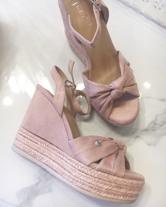 Rosa wedges - Staun Denmark - Til hverdag og fest
