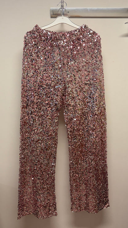 Staun Buks i glitter i rosa med pailletter - Staun Denmark - Til hverdag og fest