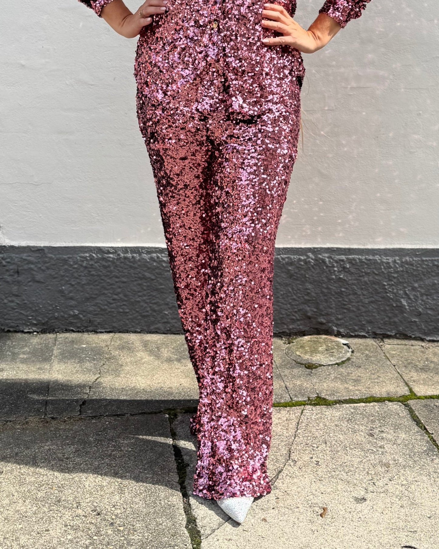 Staun Buks i rosa pink palietter - Staun Denmark - Til hverdag og fest