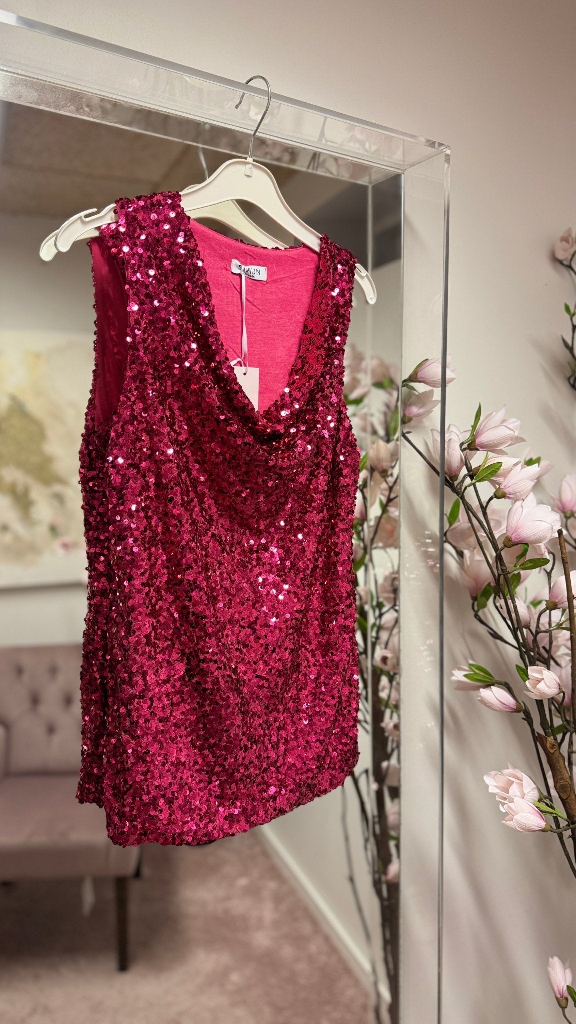 Staun fall Glitter top i pink - Staun Denmark - Til hverdag og fest