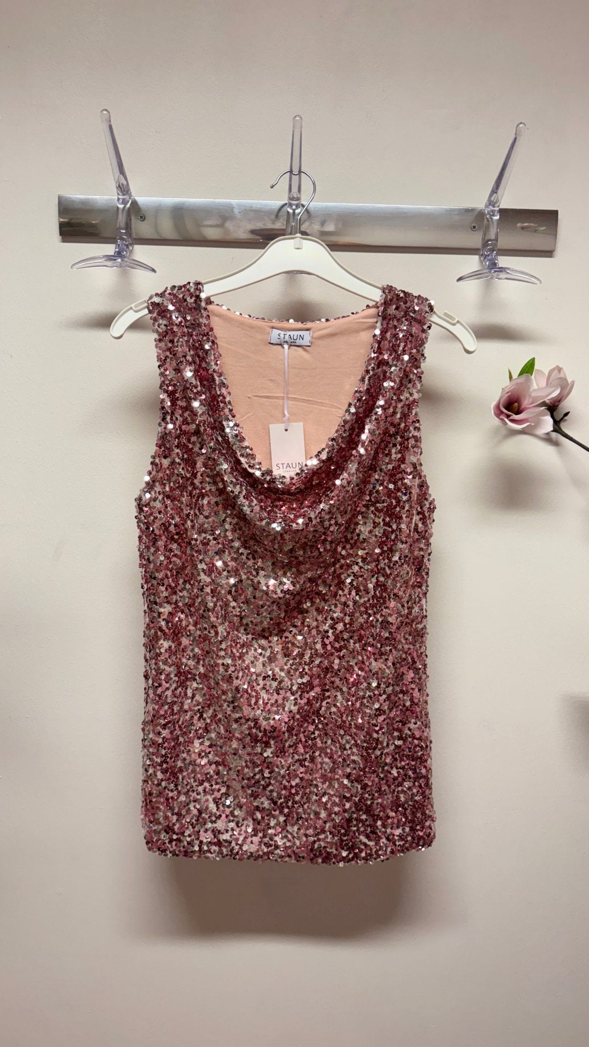Staun fall Glitter top i rosa - Staun Denmark - Til hverdag og fest