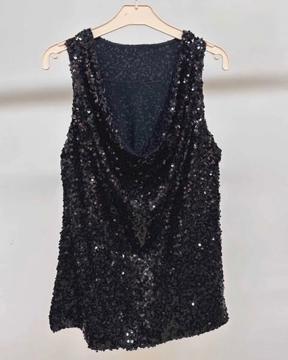 Staun fall Glitter top i sort - Staun Denmark - Til hverdag og fest