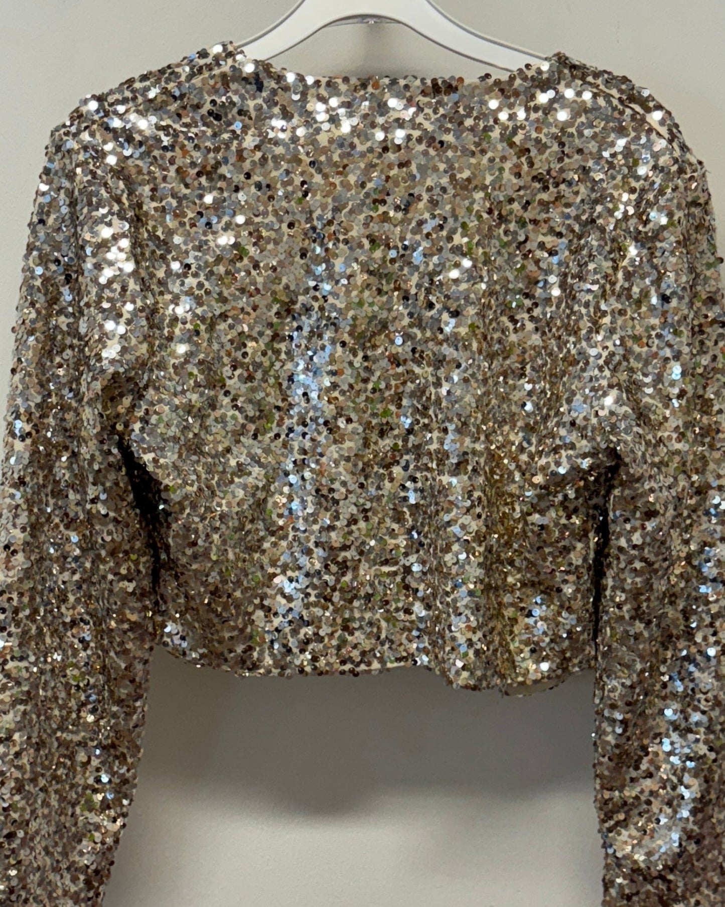 Staun Glitter bolero jakke i guld look (34-42) - Staun Denmark - Til hverdag og fest