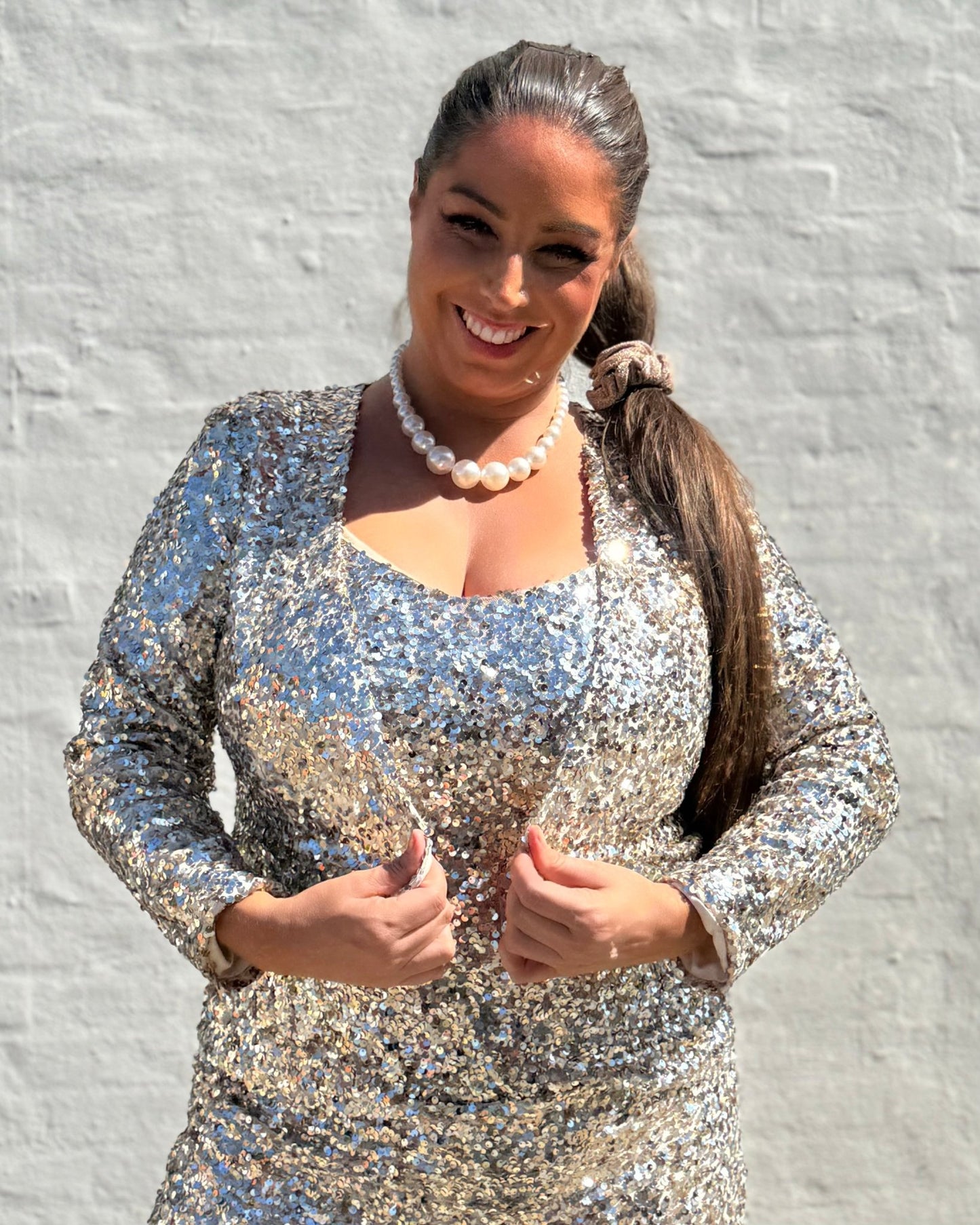 Staun Glitter bolero jakke i guld look (34-42) - Staun Denmark - Til hverdag og fest