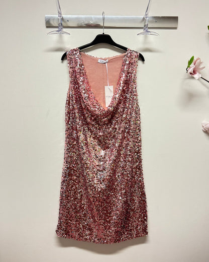 Staun glitter fall kjole - rosa - Staun Denmark - Til hverdag og fest