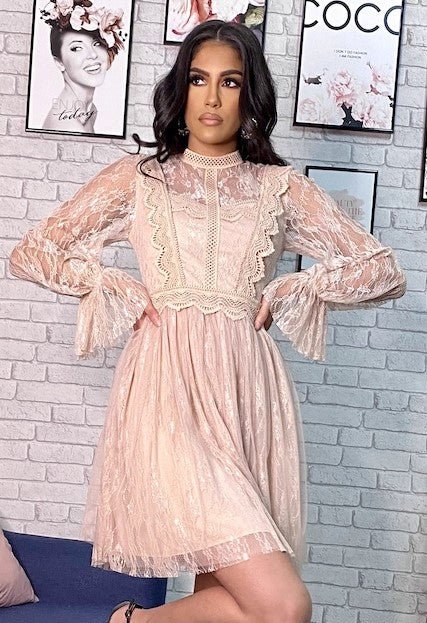 Tulle blonde dress - nude - Staun Denmark - Til hverdag og fest