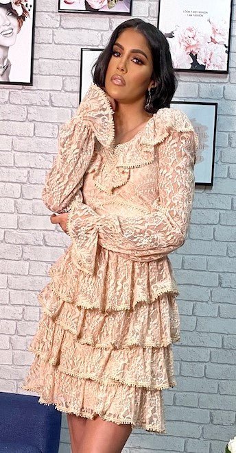 Tulle dress - nude - Staun Denmark - Til hverdag og fest