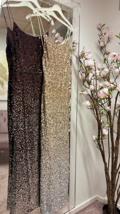 Wave guld og sølv kjole - Miracle - Staun Denmark - Til hverdag og fest