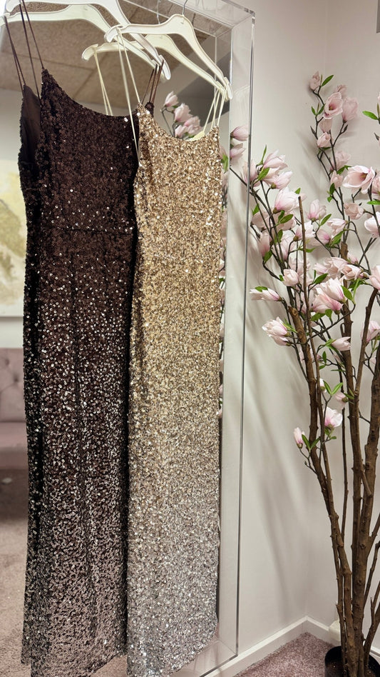 Wave guld og sølv kjole - Miracle - Staun Denmark - Til hverdag og fest