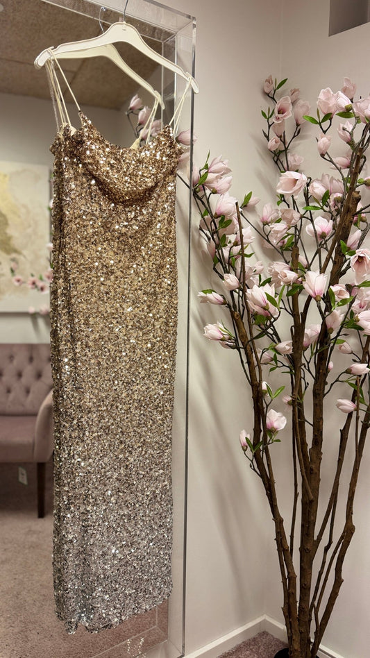 Wave guld og sølv kjole - Miracle - Staun Denmark - Til hverdag og fest